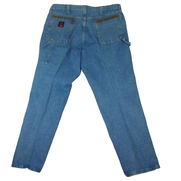 Rigs Workwear Dura Shield Jeans‎ Men's 38X32 Carpenter Work Pants Denim Workwear - Picture 2 of 7
